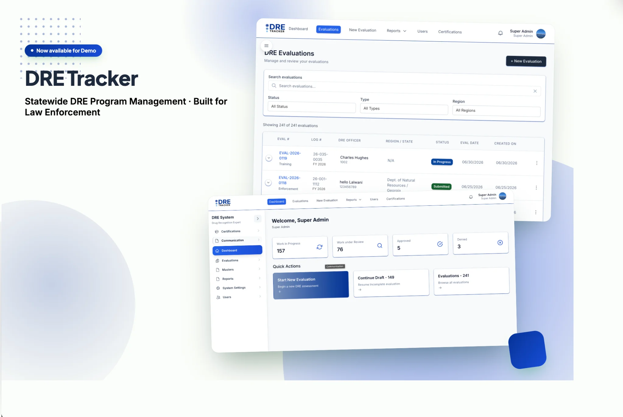 DRE-Tracker